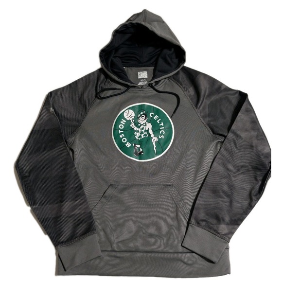 Majestic Other - Majestic Boston Celtics Hoodie Mens S Hardwood Classics‎ NBA Gray Pullover